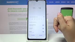 Cómo poner una alarma en SAMSUNG Galaxy A03s  activar despertador [upl. by Zach]