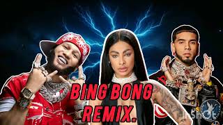 YAILIN LA MAS VIRAL  ANUEL AA  EL ALFA EL JEFE  BING BONG REMIX VIDEO OFICIAL [upl. by Oderfigis]