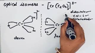 Optical isomerism in CrC2O43 3 Coordination compounds [upl. by Anes59]