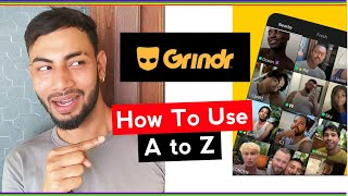 How To Use Grindr App  Id kaise Banaye  Gay Dating App 🎭 [upl. by Cassie]