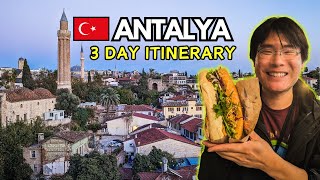 3 Days in ANTALYA Turkey Itinerary  Best Things To Do Where To Eat amp Stay [upl. by Denice]