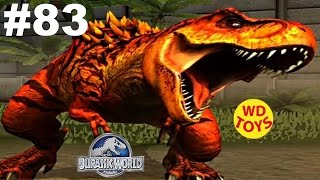 Jurassic World  The Game Dinosaurs Ludia Episode 83 TRex Level 40 Vs Gameplay  WD Toys [upl. by Haines483]