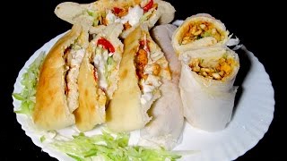 Chicken Shawarma Recipe  Homemade Chicken Shawarma Complete Recipe [upl. by Meekahs]