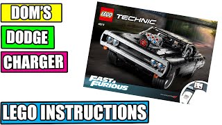 LEGO Instructions How to Build Doms Dodge Charger  42111 LEGO TECHNIC [upl. by Anem]