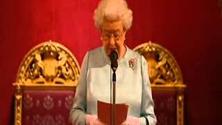 Queen gives Olympic speech [upl. by Halfon]