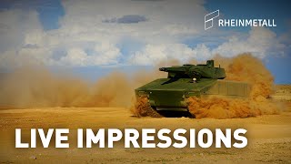 Rheinmetall – Lynx KF41 first live impressions from the field [upl. by Enyar429]