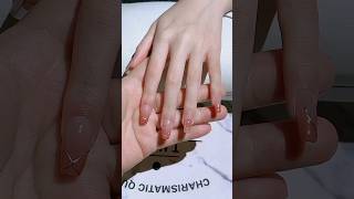 ⏩Beautiful Nails Design At Home 🏡 Have you tried this nails nailart youtubeshorts [upl. by Chrysler]