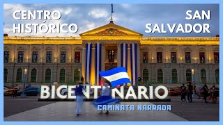 CENTRO HISTORICO DE SAN SALVADOR en el año del BICENTENARIO DE LA INDEPENDENCIA  EL SALVADOR 2021 [upl. by Sanfourd]