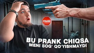 BU PRANK CHIQSA MENGA NIMA BOLADI ENDI 😱 SHU TIK TOKER QIZ ZOR NARSADA 😍😂 PRANK [upl. by Scheld]