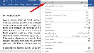 Word Document has these word and character count tricks [upl. by Rhodes]