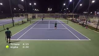 40 div  Nissan Titans vs Alpha Mavericks 10012024  Guam tennis [upl. by Mcbride]