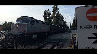 Railfanning the peninsula Caltrain UP Capitol Corridor San Joaquins [upl. by Retsevlys]