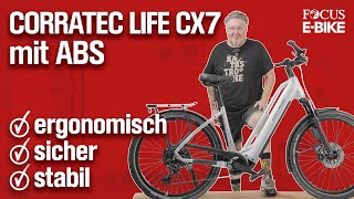 Corratec Life CX7 mit ABS im Test Sicherheit Stabilität amp Power [upl. by Etnuaed292]