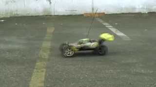 EXCEED RC 18th Nitro GasPowered RC Cars BASHING  Buggy vs Truck vs Truggy [upl. by Presber]