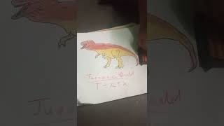 Trex drawing shortsvideo [upl. by Ahsir]