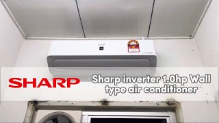 New SHARP Jtech inverter ion plasmacluster 10hp split air conditioner [upl. by Svend]