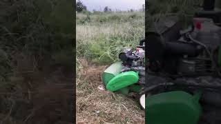 Chuhe Cultivator Factory Diesel 4WD Grass Cutter Micro Tillage Machine Creator Center viralvideo [upl. by Howlan866]