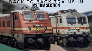 【3 In 1】Back To Back Trains In Chennai  Tambaram Section [upl. by Underwood]