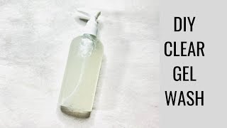 DIY MAKE SIMPLE CLEAR SHOWER GEL WASH [upl. by Painter254]