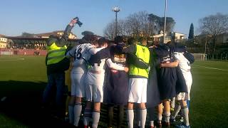 Torneo di Viareggio Ottavi  MilanParma 11  Il gruppo Crociato prima dei rigori [upl. by Anirbus]