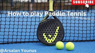 How to play Paddle Tennis Arena Karachi [upl. by Eioj]