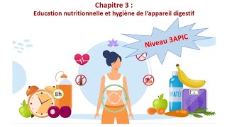 Niveau 3APIC  chapitre 3 activité 3 hygiène de lappareil digestif [upl. by Jania]