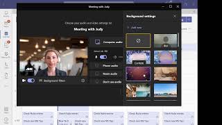 How To Change Meeting Background Before A Meeting On Microsoft Teams [upl. by Aneertak798]