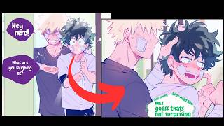 Bakudeku  Midoriya and Kacchans Cleanup Aftermath 💥❤️ English Comic Dub [upl. by Jesh]