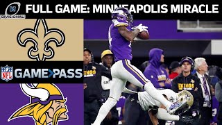 2017 NFC Divisional Round FULL Game New Orleans Saints vs Minnesota Vikings [upl. by Towroy]