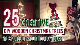 25 Creative DIY Wooden Christmas Trees to Spruce Up Your Holiday Decor [upl. by Moskow]