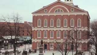 Boston History in a Minute Faneuil Hall [upl. by Einnoj7]