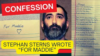 Stephan Sterns 72924 confession He wrote “For Maddie” poem on yellow attorney paper hid in Bible [upl. by Denny]