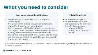 QampA Ive used the bringforward rule so when can I make more nonconcessional contributions [upl. by Chandos]