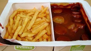 Frozen Fast Food Prima Menü  Currywurst mit Pommes [upl. by Rhyne]