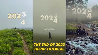 the end of 2023 has finally come reel editing  2023 to 2024 clock animation editing [upl. by Euton]