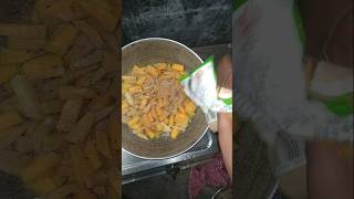 Homemade Kumro Alu Vaja Testy Recipe😳😍🔥food recipe cooking ytshortsvideo [upl. by Fillbert182]