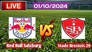 Red Bull Salzburg Vs Stade Brestois 29 Football Live Score Match [upl. by Abra786]