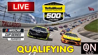 🔴Yellawood 500 Qualifying at Talladega Live Nascar Cup Series Play by Play Live Leaderboard amp More [upl. by Eolande]