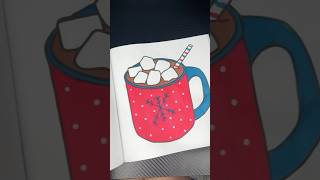 Hot Coco fyp asmr satisfying calming relaxing coloring shorts [upl. by Sven]