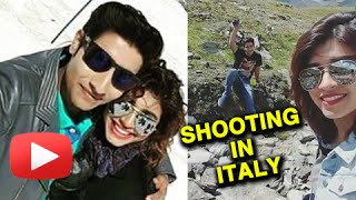 videoAkash Thosar In Italy With Sanskruti Balgude  Shooting For A Marathi Movie [upl. by Halsey272]