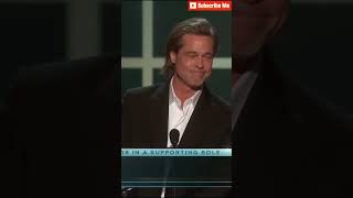 Brad Pitt Award Acceptance Speech  26th Annual SAG Awards  TNT BradPitt SAGAwards TNT [upl. by Lymn]