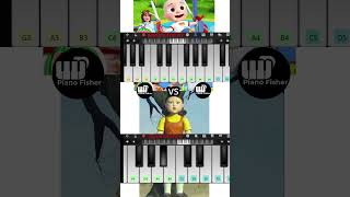 Yes Yes Playground Song Vs SQUID GAME DOLL Theme  Easy Piano Tune shorts [upl. by Franklyn]