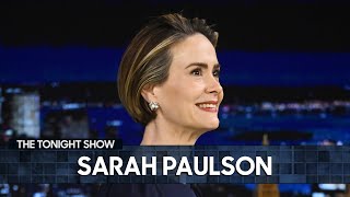 Sarah Paulson and Pedro Pascal Cant Agree on Who Beyoncé Blew a Kiss To Extended  Tonight Show [upl. by Attenor806]