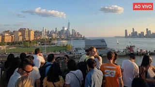 🔴 Nova York ao vivo Passeio pelas atrações com pôr do sol incrível [upl. by Krystyna]