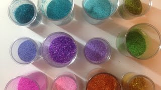 make your own embossing powder colors [upl. by Langbehn]