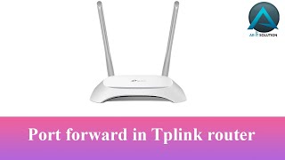 Port forward in tplink router [upl. by Roosevelt11]