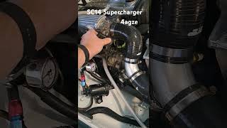 AE86  4agze  SC14 Supercharger sounds [upl. by Sidoon]