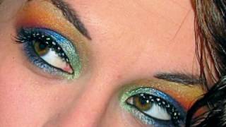 Rainbow Eyeshadow Tutorial [upl. by Cinemod]