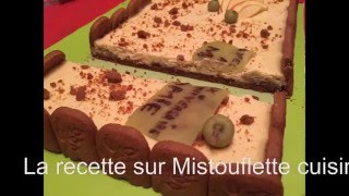 Entremet spéculoos pommes et mousse au caramel [upl. by Lraed]