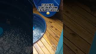 Faça uma piscina com baixo custofiquei Surpreso com o resultadoviralvideo shortvideo shorts [upl. by Neilson]